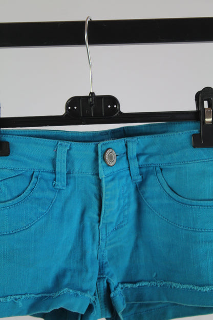 Y2K Mossimo Supply Co Teal Mini Shorts Women's Size 1