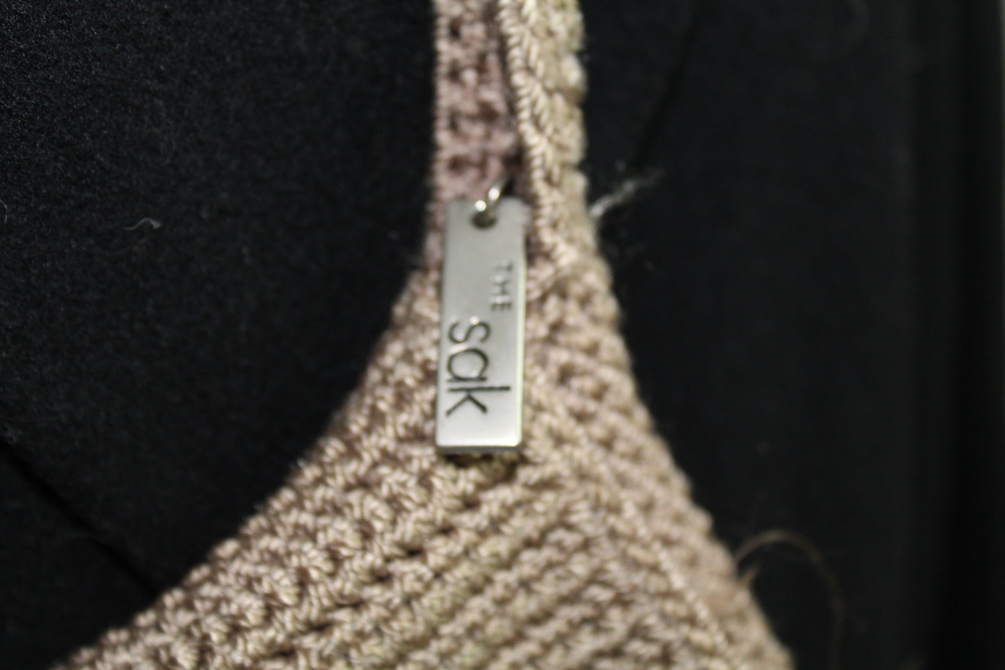 Women’s The Sak Tan Hand-Crocheted Shoulder Bag – One Size