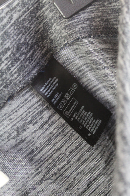 H&M Stretch Grey Pencil Skirt w/Open Slit Women's Size Small