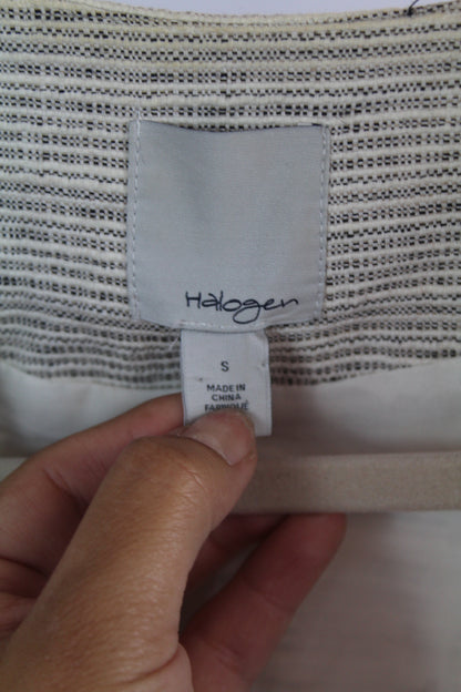 Women's Halogen Black/White Blazer Size Small