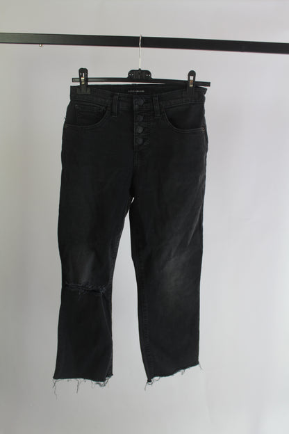 Lucky Brand Stretch Black BootCut Dark Wash Denim Size 6