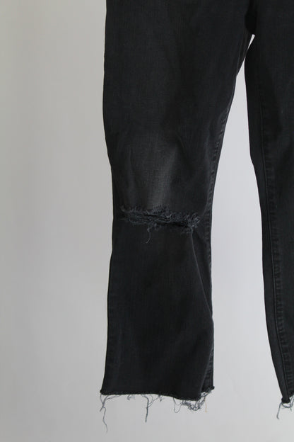 Lucky Brand Stretch Black BootCut Dark Wash Denim Size 6