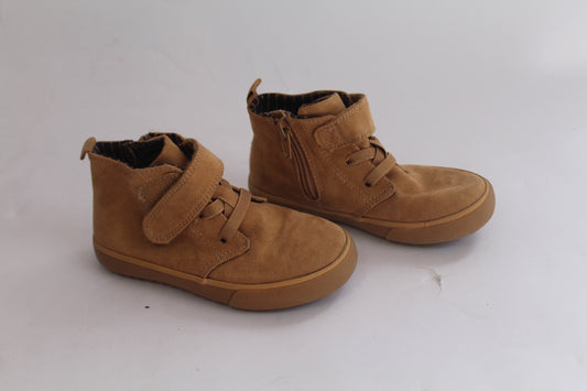 Boys Cat & Jack Tan High Top Sneakers U.S. Size 9