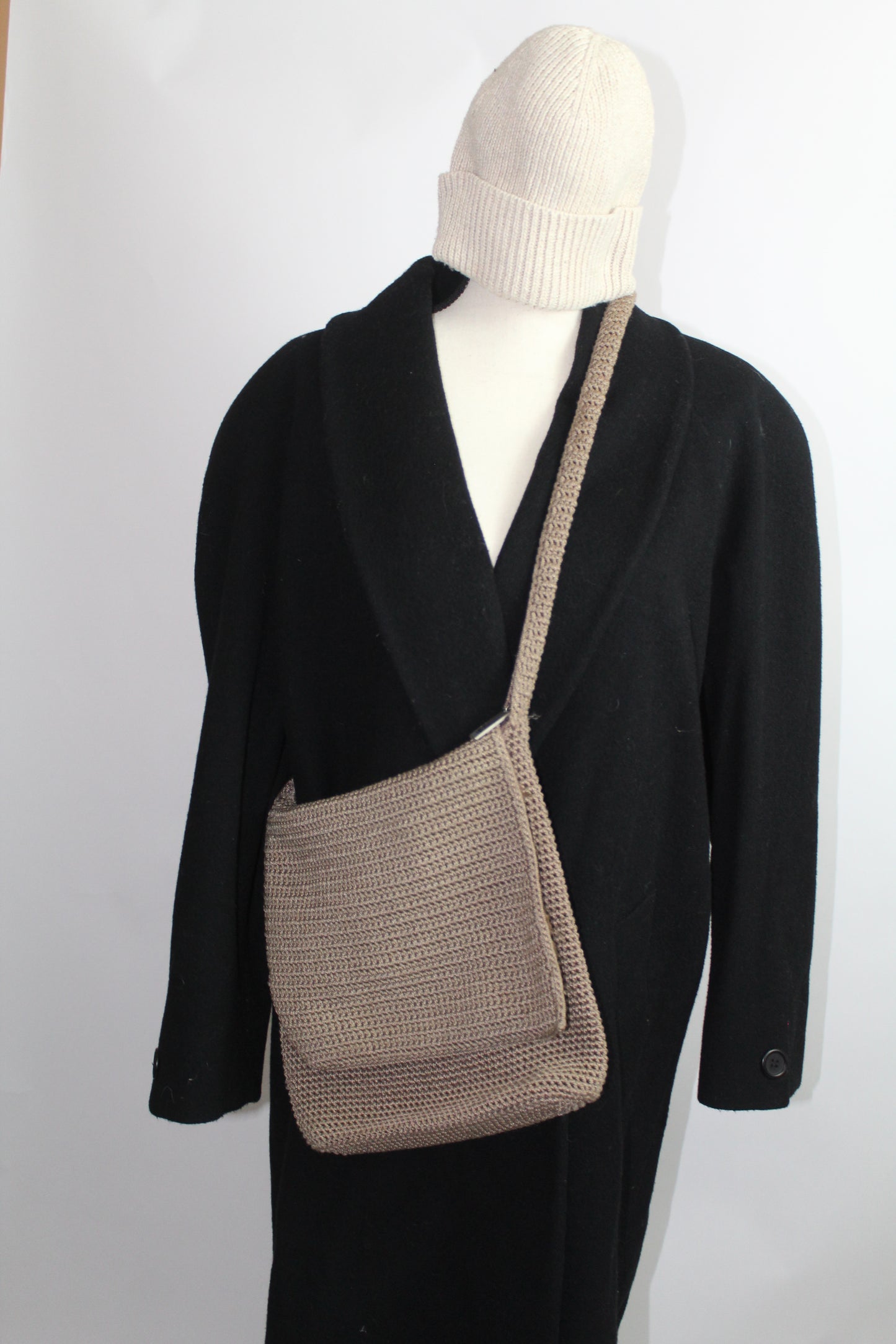 Women’s The Sak Tan Hand-Crocheted Shoulder Bag – One Size