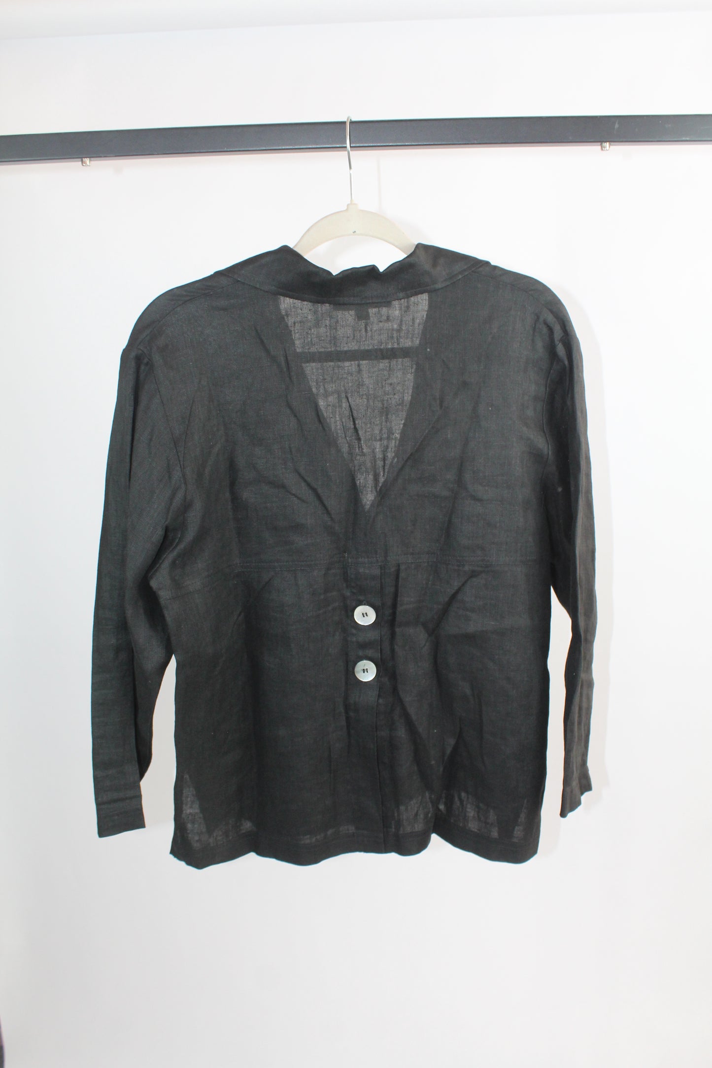 Women's Vintage David Bart Petite Black Long Sleeve