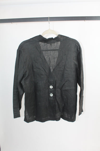 Women's Vintage David Bart Petite Black Long Sleeve