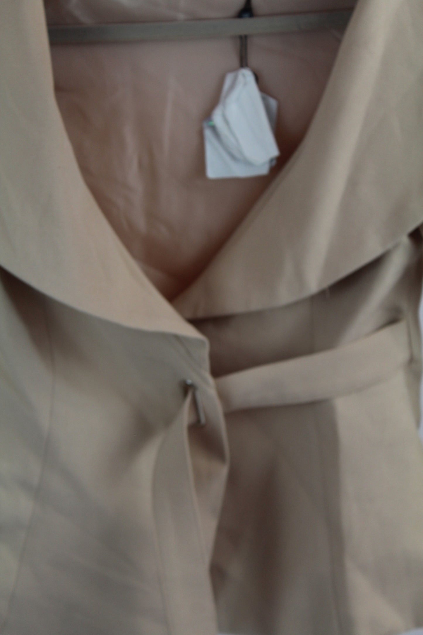 Women's Missguided Tan Blazer Size 0 - NWT