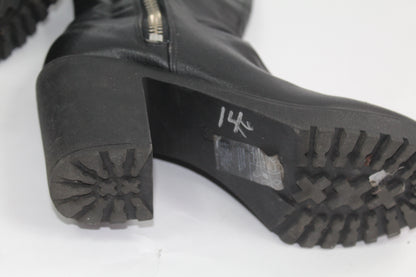 Women's Black Chunk Boots Size 38