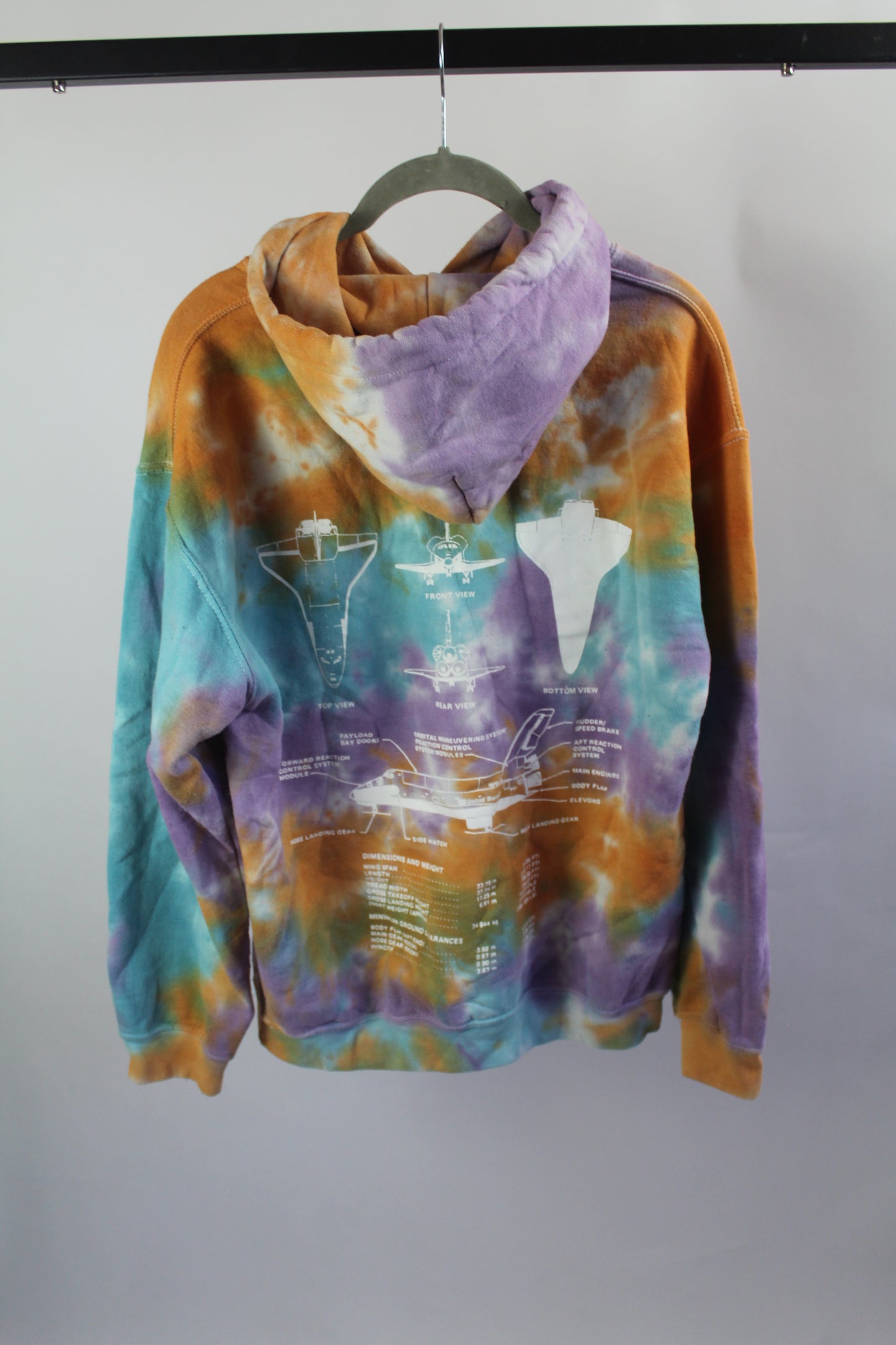Women's Tie-Dye Hoodie Size Size Small