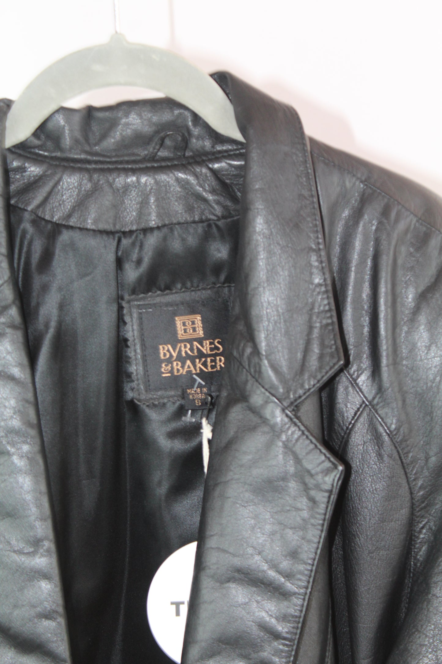 Women's Byrnes and Blaker Vintage Leather Blazer Size XS