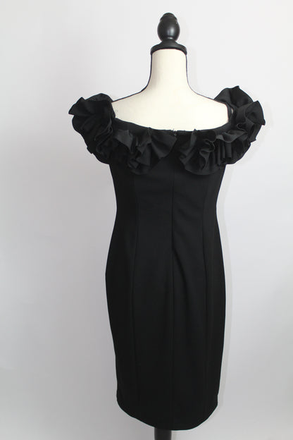 Women’s Calvin Klein Classic Black Sleeveless Dress – Size 6