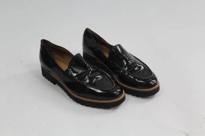 Women's Black Franco Sarto Loafers Size 7