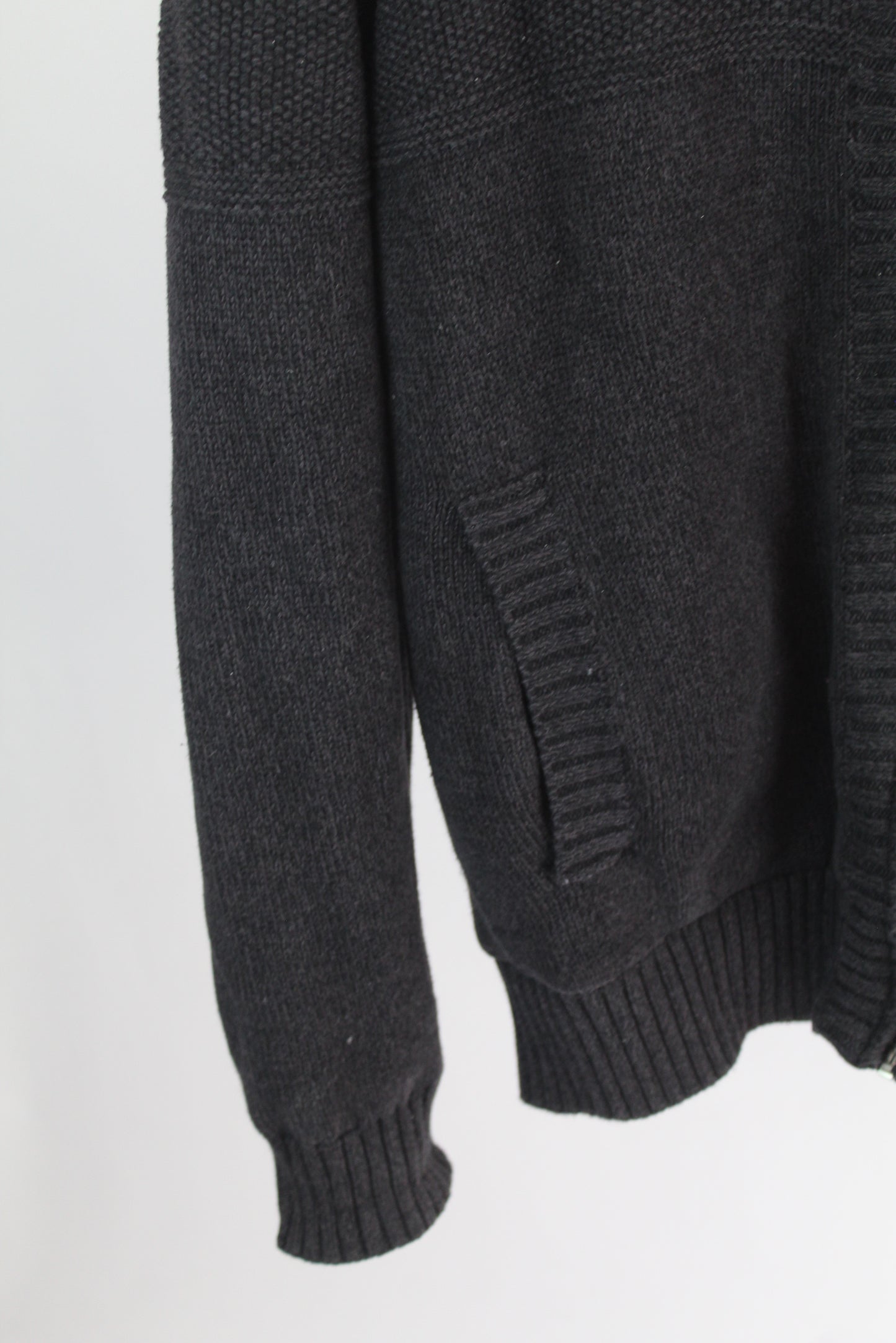 Men's Grey Knit Sweater Boston Traders Size Large