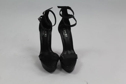 Women's Black Simmi London Heels Size 4 US 8.5