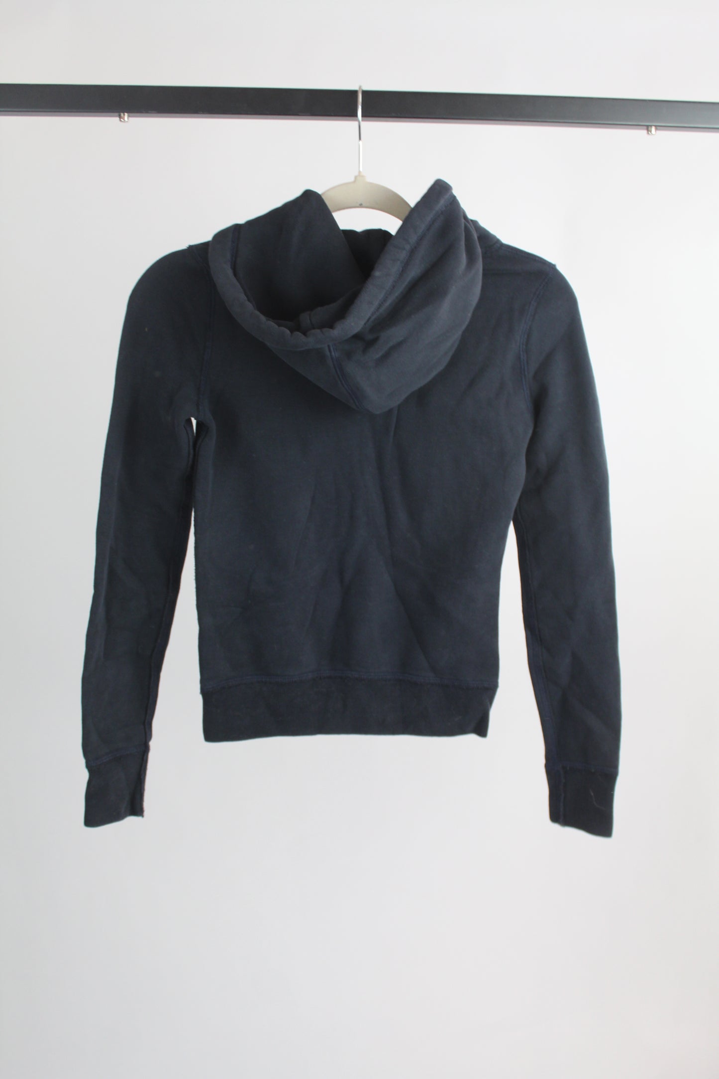 Women's Vintage Abercrombie & Fitch Blue Hoodie Size Medium