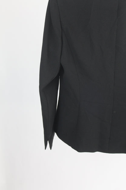 Women's Vintage Black Padded Blazer Rena Rowan Size 8