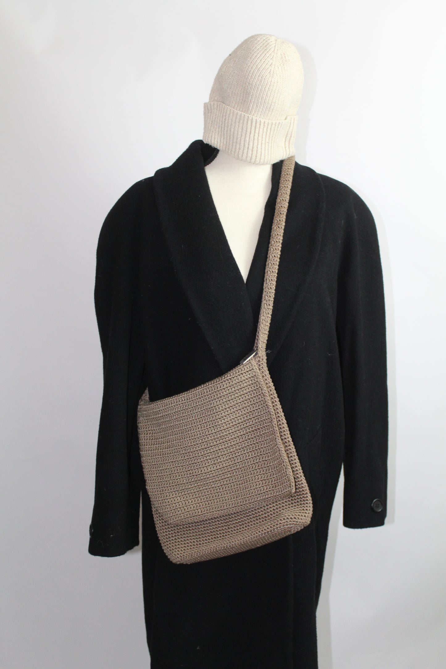 Women’s The Sak Tan Hand-Crocheted Shoulder Bag – One Size