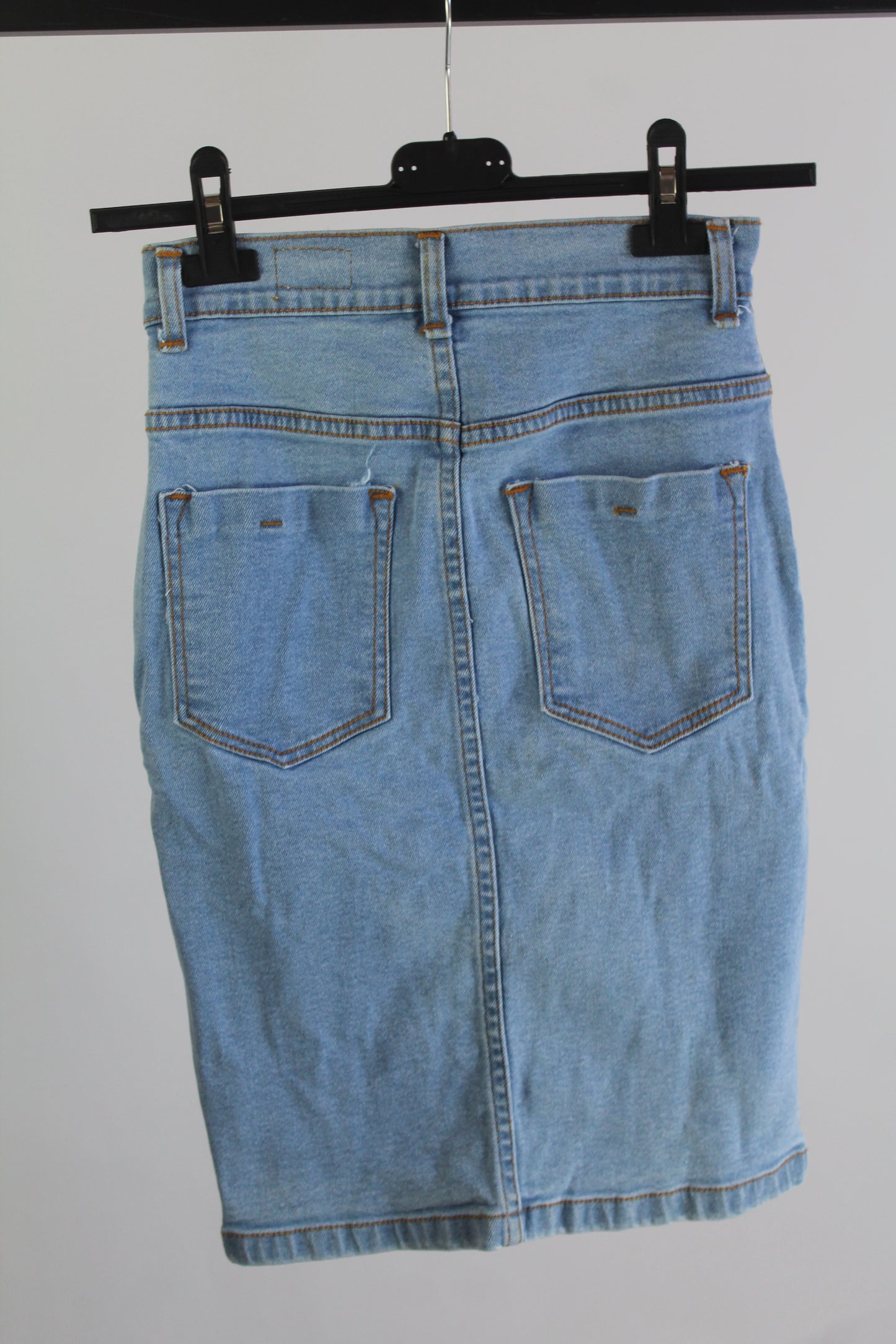 G.V.B.D. Denim Light Wash Pencil Skirt Women's Size XS