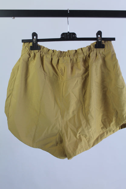 Free People Movement Tan Athletic Shorts w/Pockets Women's Size Medium