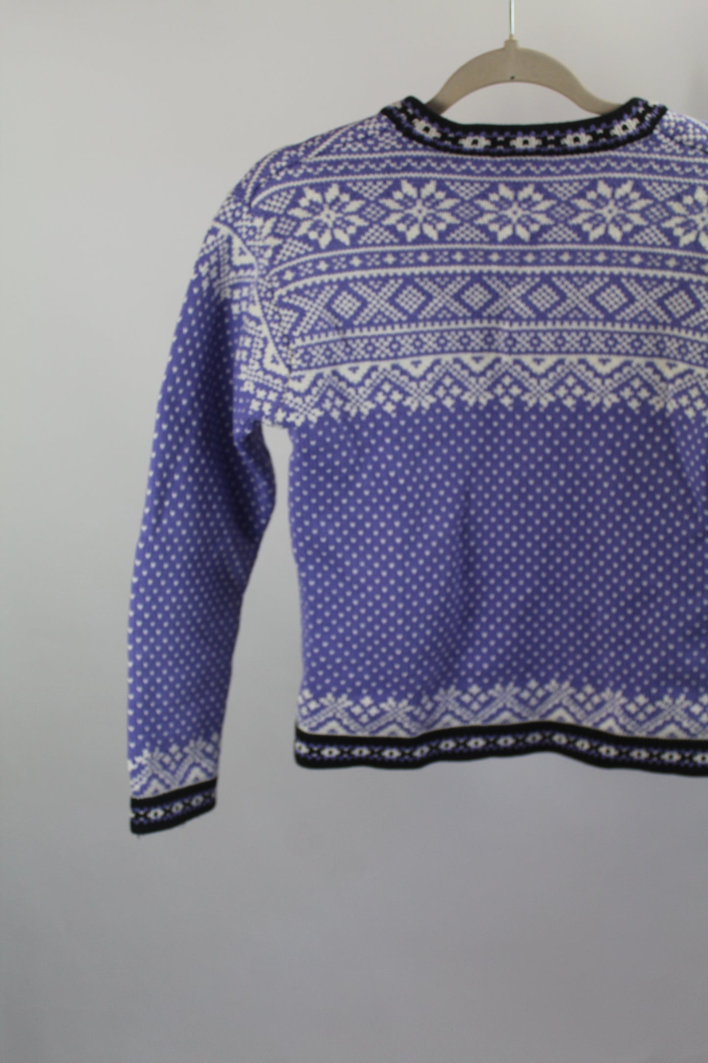 Women's Vintage LL Bean Blue Sweater Size Small