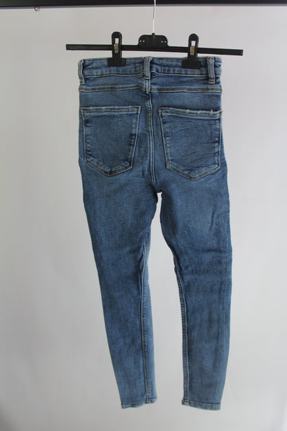 Zara Women's Medium Wash Denim Skinny Jeans Size 2