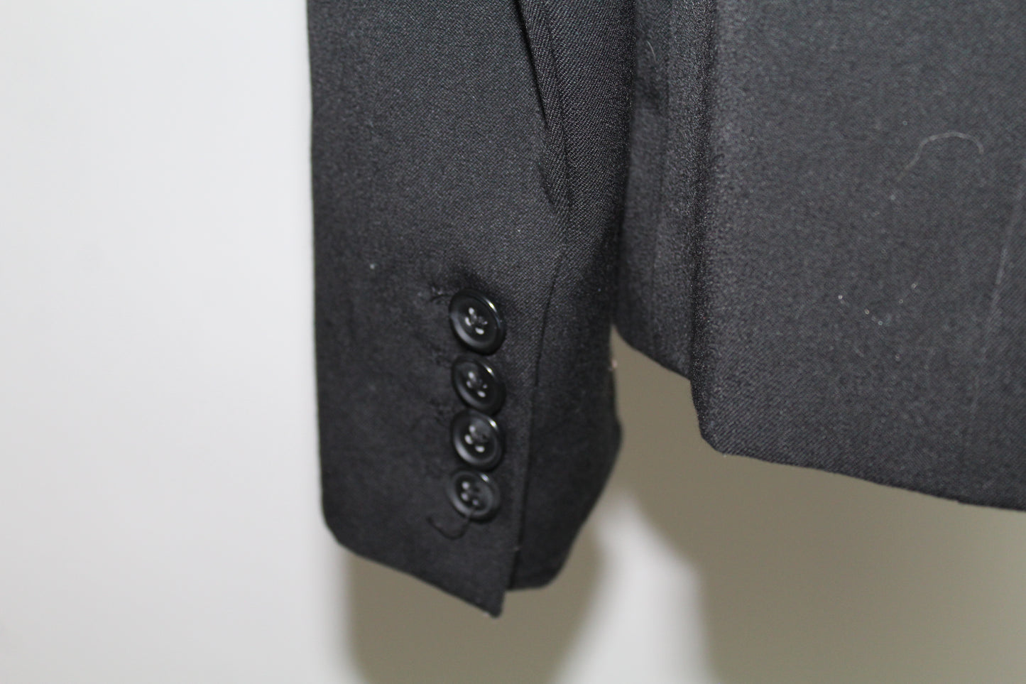 Women’s Lena Gabrielle Black Satin Blazer Top Vintage – Size 8