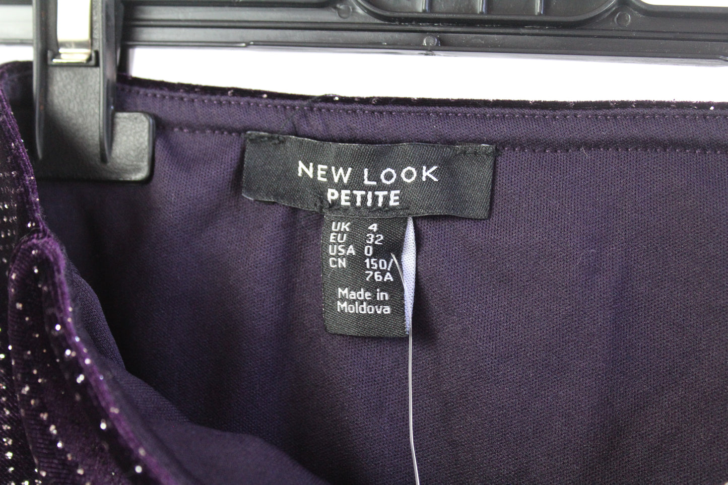 H&M Stretch Grey Pencil Skirt w/Open Slit Women's Size Small