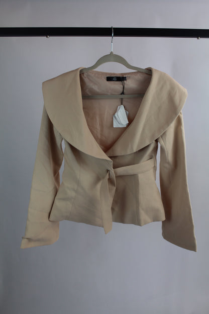 Women's Missguided Tan Blazer Size 0 - NWT