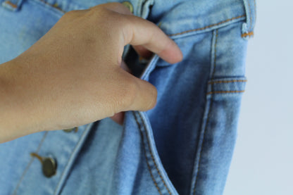 G.V.B.D. Denim Light Wash Pencil Skirt Women's Size XS