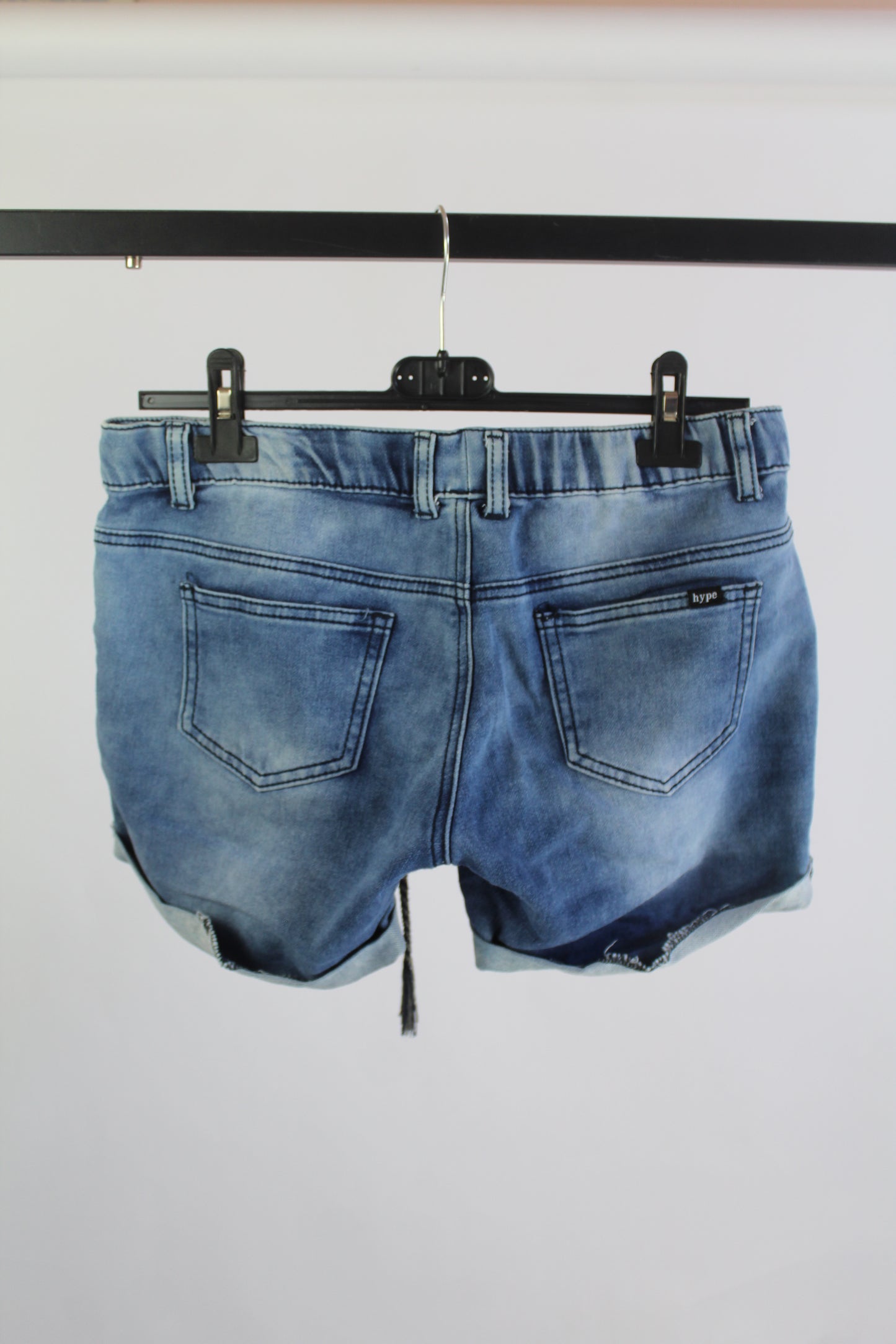 Hype Maternity Wear Denim Stretch Fabric Shorts Women's Size 9