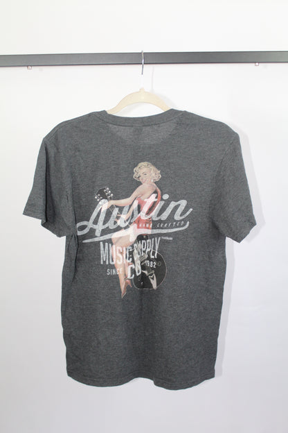 Men's Austin Texas Gray Top Size Small