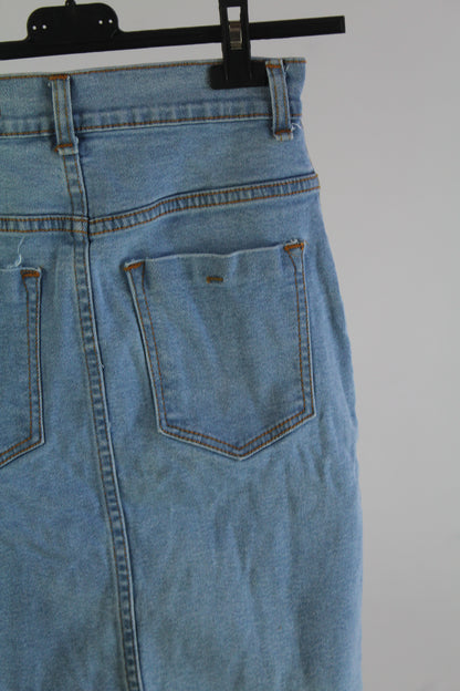 G.V.B.D. Denim Light Wash Pencil Skirt Women's Size XS