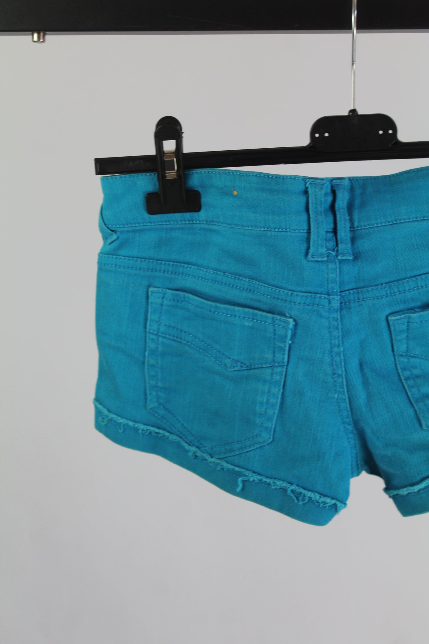 Y2K Mossimo Supply Co Teal Mini Shorts Women's Size 1