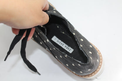 Women's Zara Striped Black/Grey Shoes Size 37