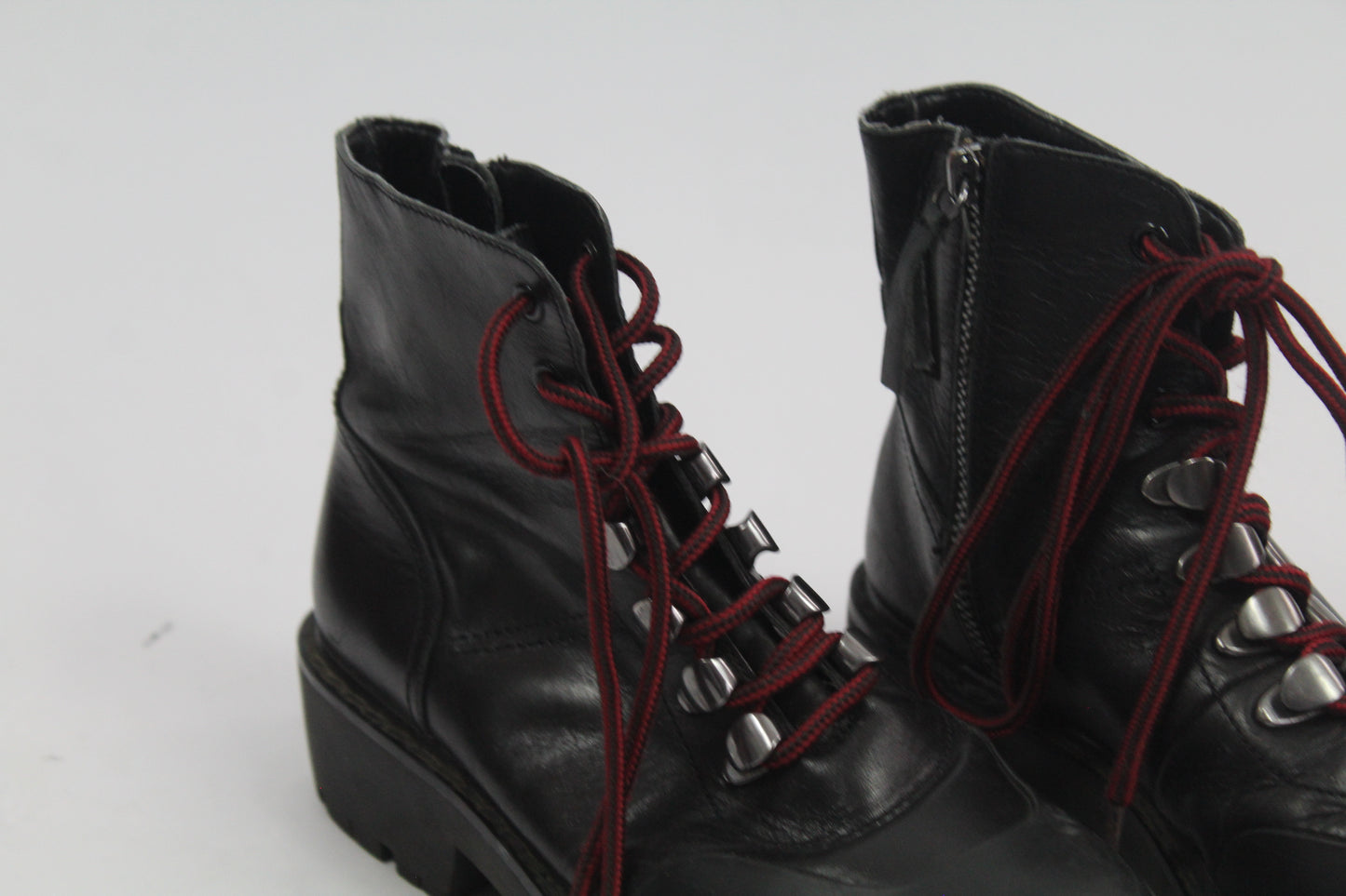 Women's Zara Black Combat Boots UK Size 36