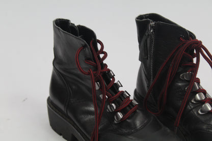 Women's Zara Black Combat Boots UK Size 36