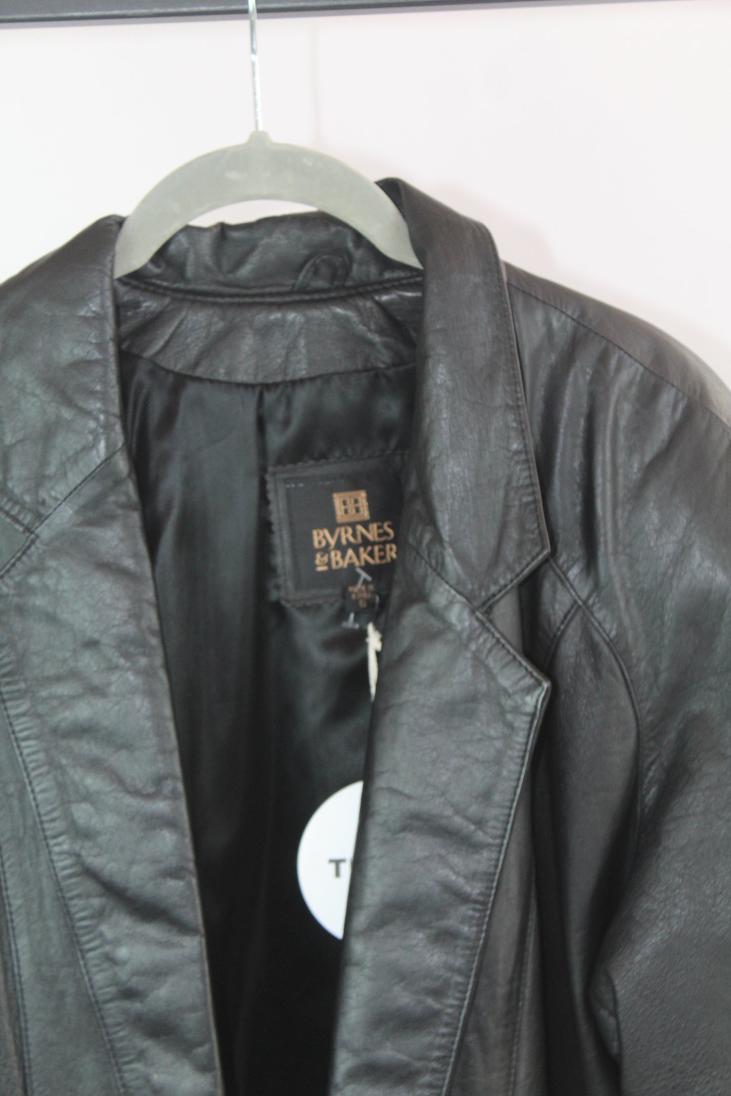 Women's Byrnes and Blaker Vintage Leather Blazer Size XS