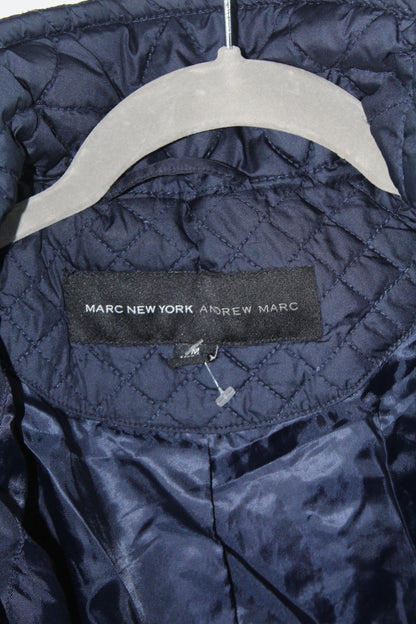 Women's Blue Puffer Jacket Marc Jacobs Size Medium