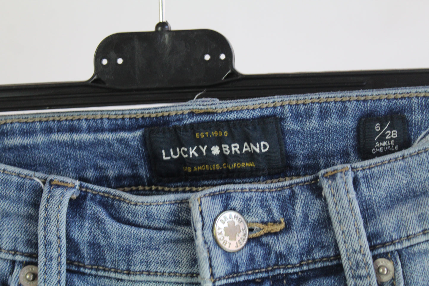 Lucky Brand Ava Skinny Light Wash Ankle Jeans Women's Size 6/28