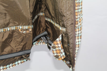 Women's Snow Jacket Burton Brown Plaid Size Small