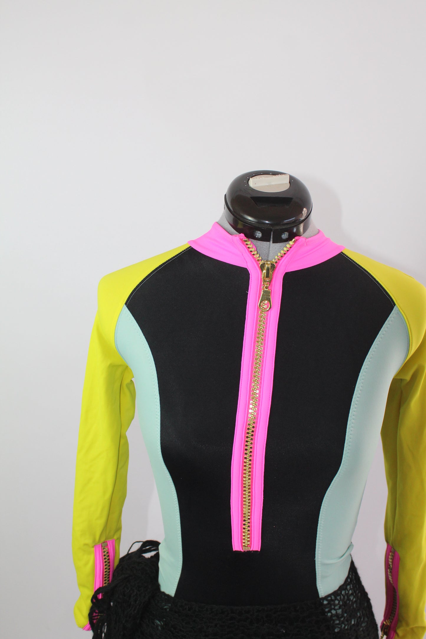 HM One Piece Bathing Suit Block Color Size 6