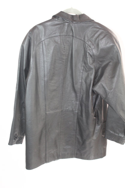 Women's Byrnes and Blaker Vintage Leather Blazer Size XS