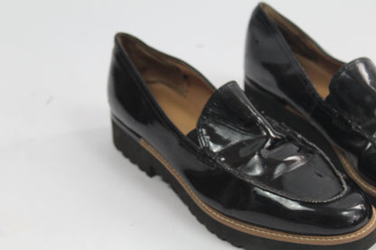Women's Black Franco Sarto Loafers Size 7