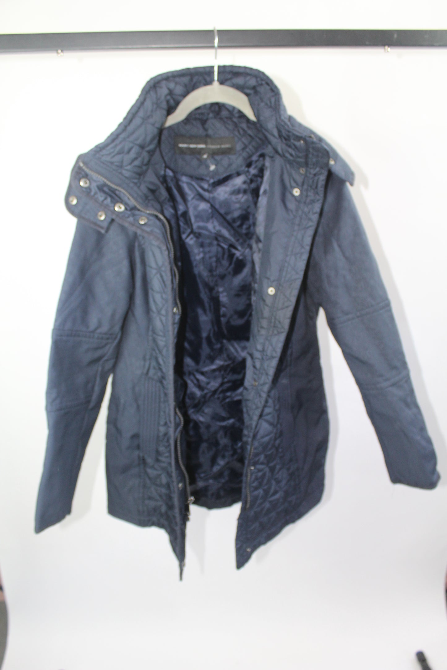 Women's Blue Puffer Jacket Marc Jacobs Size Medium