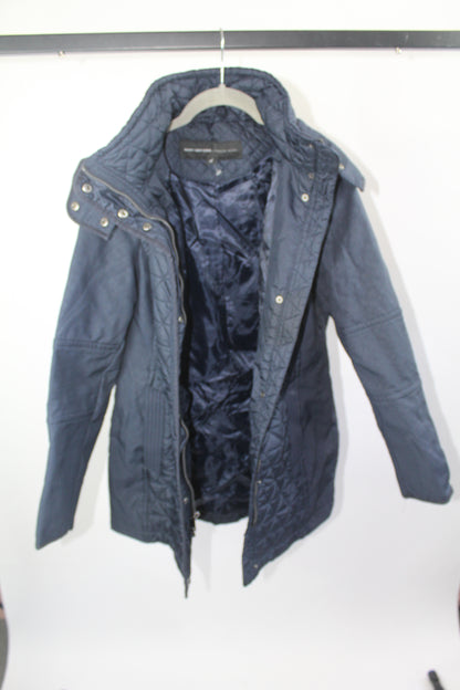 Women's Blue Puffer Jacket Marc Jacobs Size Medium