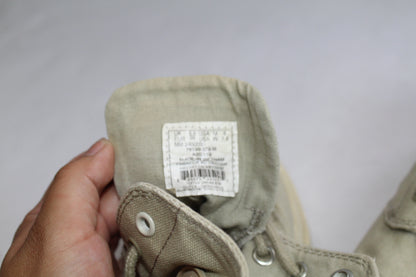 Unisex Palladium Earth Collection Light Green Combat Outdoor Boot U.S. Size W 7.5, M 6