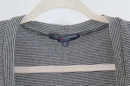 One Clothing Women's Striped Cropped Sweater Size Medium