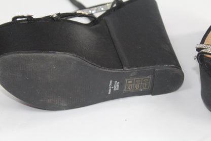 Women's Black Asos Formal Wedges Size 4 - Sold As Is