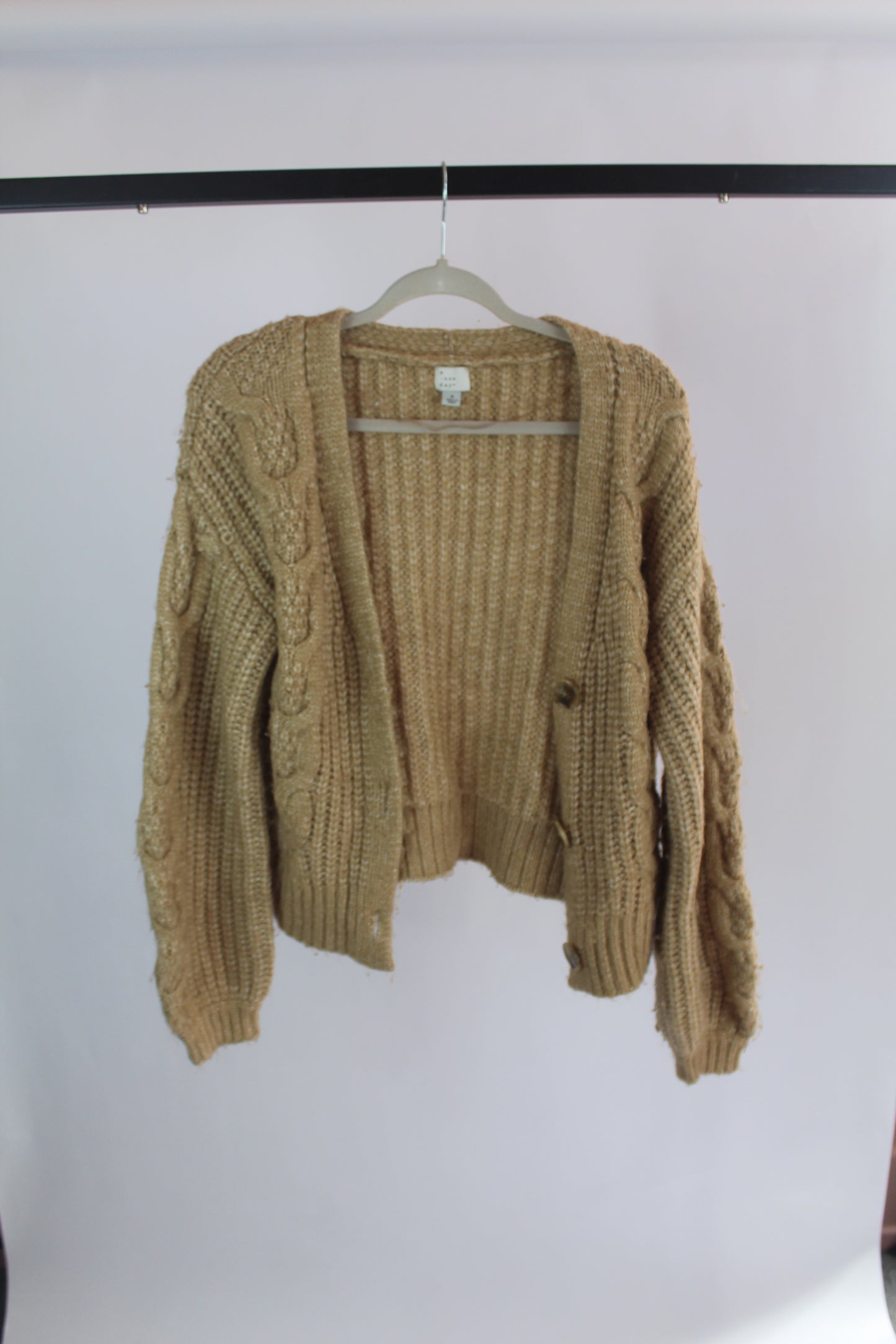 Women's A New Day Brown Knit Cardigan Size Small
