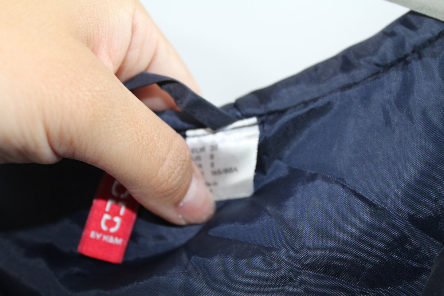 Women's Divided Blue Puffer Coat Size 8